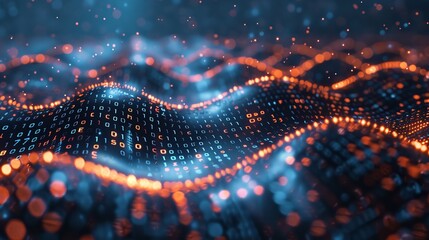 Abstract technology big data background concept.
