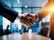 © PixelVision - A closeup of a handshake between a customer and a service provider, symbolizing trust and partnership