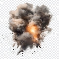 explosion border dust explode cloudy on transparent png