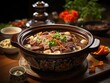 © Nakorn - Mastering traditional chinese clay pot beef cooking a professional kitchen guide to soft steaming with earthenware vessels