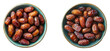 © Divid - Dates in bowl set PNG. Bowl full of dates top view png. bowl with date fruit flat lay isolated. organic, healthy, vegan, vegetarian dates full of vitamins isolated