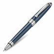 © Mian - Polished Blue Fountain Pen with Silver Detailing for Stylish Writing