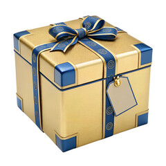 Wall Mural - gift box with ribbon
