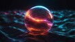 © ASIF - A glowing orb floating in a sea of digital waves