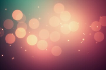 Wall Mural - abstract bokeh background with colorful glow and soft lights for festive designs
