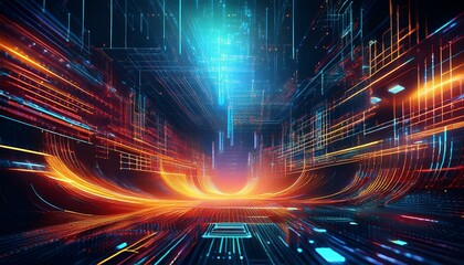 programming code abstract technology background computer network concept