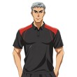 © Kavita - Anime middle-aged man in a sports coach uniform on a white background
