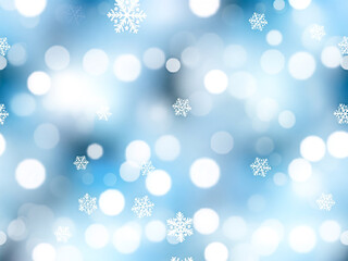 Wall Mural - winter background christmas new year bokeh