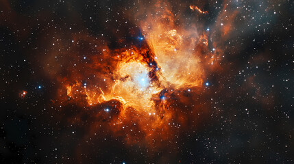 Wall Mural - cosmic nebula background - galaxy space universe backdrop - starry sky astral space. aether. illustr