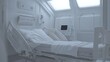 © 路加 石 - Hospital bed in ward, where life's fragility meets compassionate care, symbolizing hope and healing in a nurturing environment.