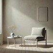 © YuriiD - A minimalist aesthetic interior with a focus on simplicity and elegance