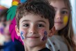 © Nattapol - Carnival party fun happy kids with face paint at celebration event