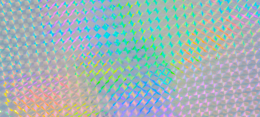 Wall Mural - holographic rainbow foil iridescent texture abstract hologram background