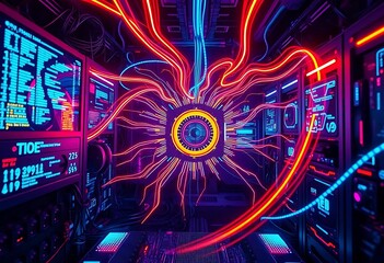 background with code
