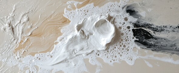 A selective focus on landscapes and white sand for summer and holiday background concepts.