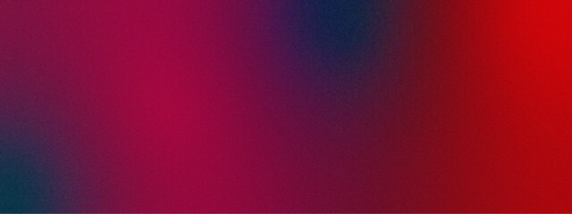 Leinwandbilder - Abstract Colorful gradient background, combination of shades arranged on a plate. Vibrant red and black gradient background with textured grain and luminous glow effect. Dark candy apple red gradient