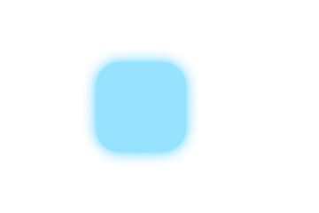 Aufkleber - Glowing Square Button