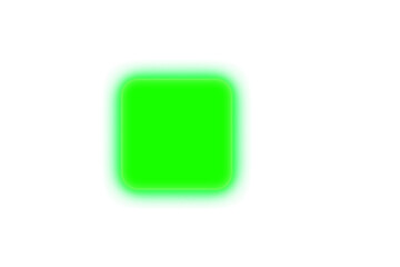 Aufkleber - Glowing Neon Button