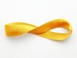 © Alexandr - Yellow ribbon on white surface