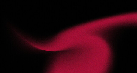 Wall Mural - glowing red pink on black color gradient background, abstract poster design, copy space