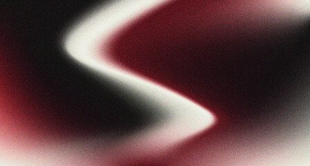 Wall Mural - Glowing dark red  gradient on black and rough color gradient background, noise texture effect, copy space