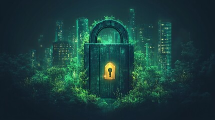 Wall Mural - ethical hacking and penetration testing