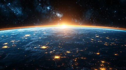 Wall Mural - space exploration and global cooperation