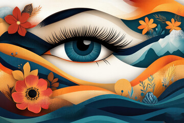 Poster - Abstract Eye Background