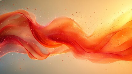Wall Mural - orange-banner eye-catching and vibrant orange design