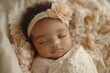 © PM Studeo - newborn baby with soft blur effect, Generative AI