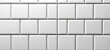 © FirstJaravee - White light brick subway tiles wall texture wide background banner panorama , isolated on white background,  , copy space, copy space for text,