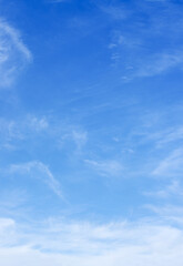 Wall Mural - blue sky with white clouds.