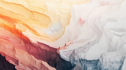 Wall Mural - Generative ai, eternal sands: embracing the captivating beauty of desert landscapes. Mirage. Illustration