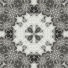 Wall Mural - Seamless abstract symmetrical wonderful pattern. Kaleidoscope pattern texture