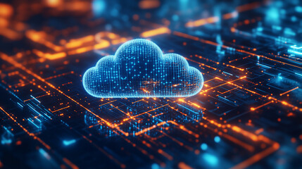 Stunning Abstract AI Technology Background Perfect for Tech Presentations and Websites
