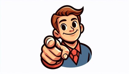 hand pointing at you cartoon