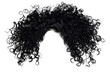 © AnyaWhy - Curly disheveled African black hair on a png transparent background.