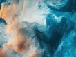 © Diana - Abstract Ocean: Swirling Colors, Fluid Motion, Teal Hues, Artistic Whimsy, Dreamlike Texture, Enchanting Visuals, Serene Ambiance, Captivating Beauty, Peaceful Mood, Ethereal Flow.
