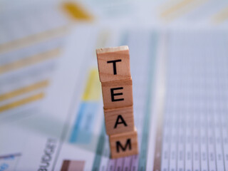 Aufkleber - Business team collaboration office space image corporate environment close-up view teamwork concept