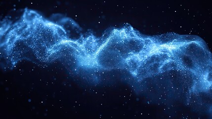 Wall Mural - the world is interconnected through a network of data and cloud computing