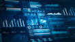 © KanawatTH - Financial dashboard with data visualizations, charts, and global analytics, illustrating business trends, market analysis, and strategy for business and economic investment background 3d Rendering