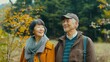 © artchvit - Retirement planning ensures a happy lifestyle. Elderly couple enjoying nature together