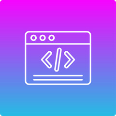 Web Coding Icon