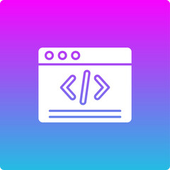 Web Coding Icon