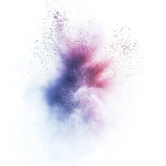 Fototapete - Colorful Abstract Smoke Cloud with Purple and Pink Hues