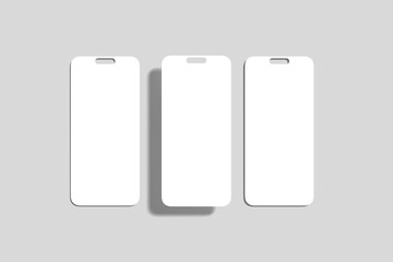 Wall Mural - blank mobile screen mockup