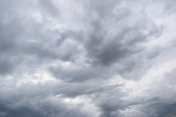 Wall Mural - blue sky and white cloud background, cloudy in rainny season