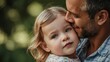 © Arthur Alberto - Close up portrait of father and daughter, parenting moments