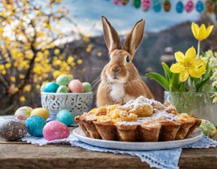 Canvas Print - Essen für Ostern