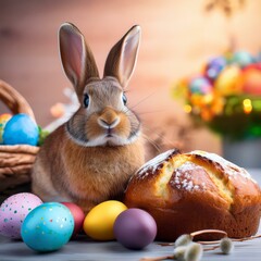 Canvas Print - Essen für Ostern